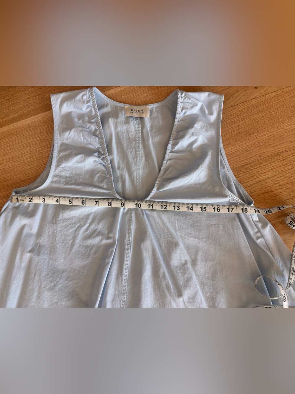 DISSH Gabby Cornflower Oversized Cotton Mini Dress Size US 2 - Picture 5 of 6